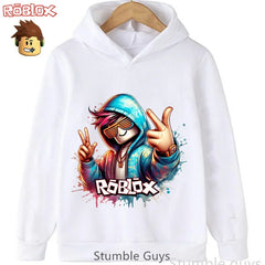 Roblox Autumn Kids Hoodie ๐ฎ๐ Trendy Game Graphic Sweatshirt - ThiGui