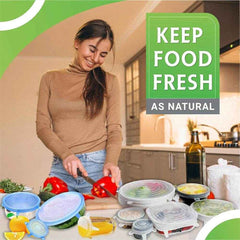 🥣Stretchy Magic Lids – Say Bye-Bye to Plastic Wrap!- - ThiGui