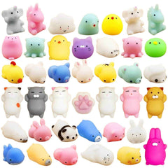 🐻Squishy Animal Friends – 10 Squeeze & Smile Toys for Happy, Calm Little Hands - ThiGui