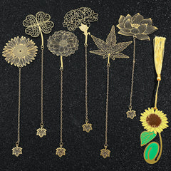 ๐ป๐ A Blooming Thank You โ Handmade Metal Flower Bookmark for Inspiring Teachers ๐ธ๐ - ThiGui