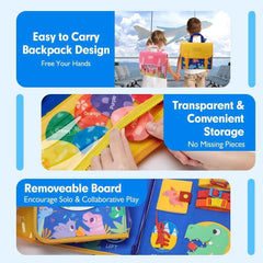 🧠Busy Board Backpack – The Smart, Snappy Way to Learn on the Go! - ThiGui