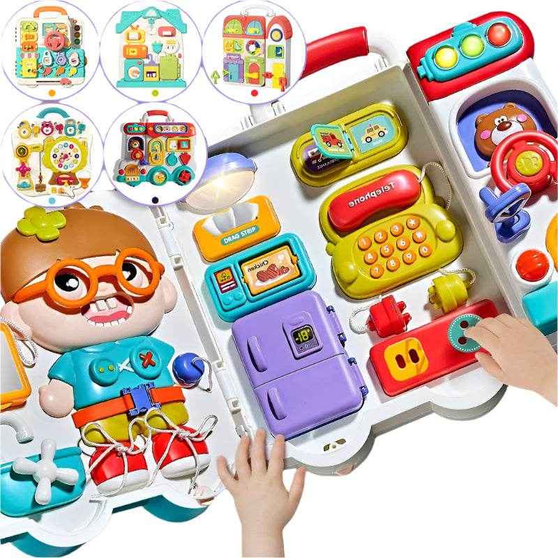 🧠 Montessori Magic on the Go ✨ Lights, Music & Switches for Curious Little Hands! - ThiGui