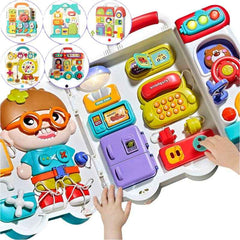 🧠 Montessori Magic on the Go ✨ Lights, Music & Switches for Curious Little Hands! - ThiGui