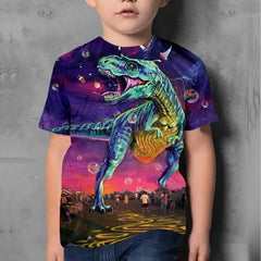 🌟 Fierce & Fun! 3D Dragon T-Shirt for Boys 🐉🔥 – The Ultimate Summer Tee - ThiGui