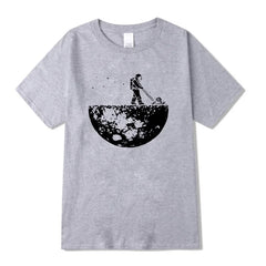 🌕🚀 Moon Cleaning Duty! Funny Lunar Cleaner T-Shirt for Boys – Soft, Cool & Out of This World 👦✨ - ThiGui