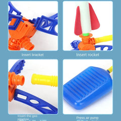 🦶🚀 Jump, Stomp & Launch! Air Rocket Launcher Set for Kids – Outdoor Energy Fun 🎯🌤️ - ThiGui