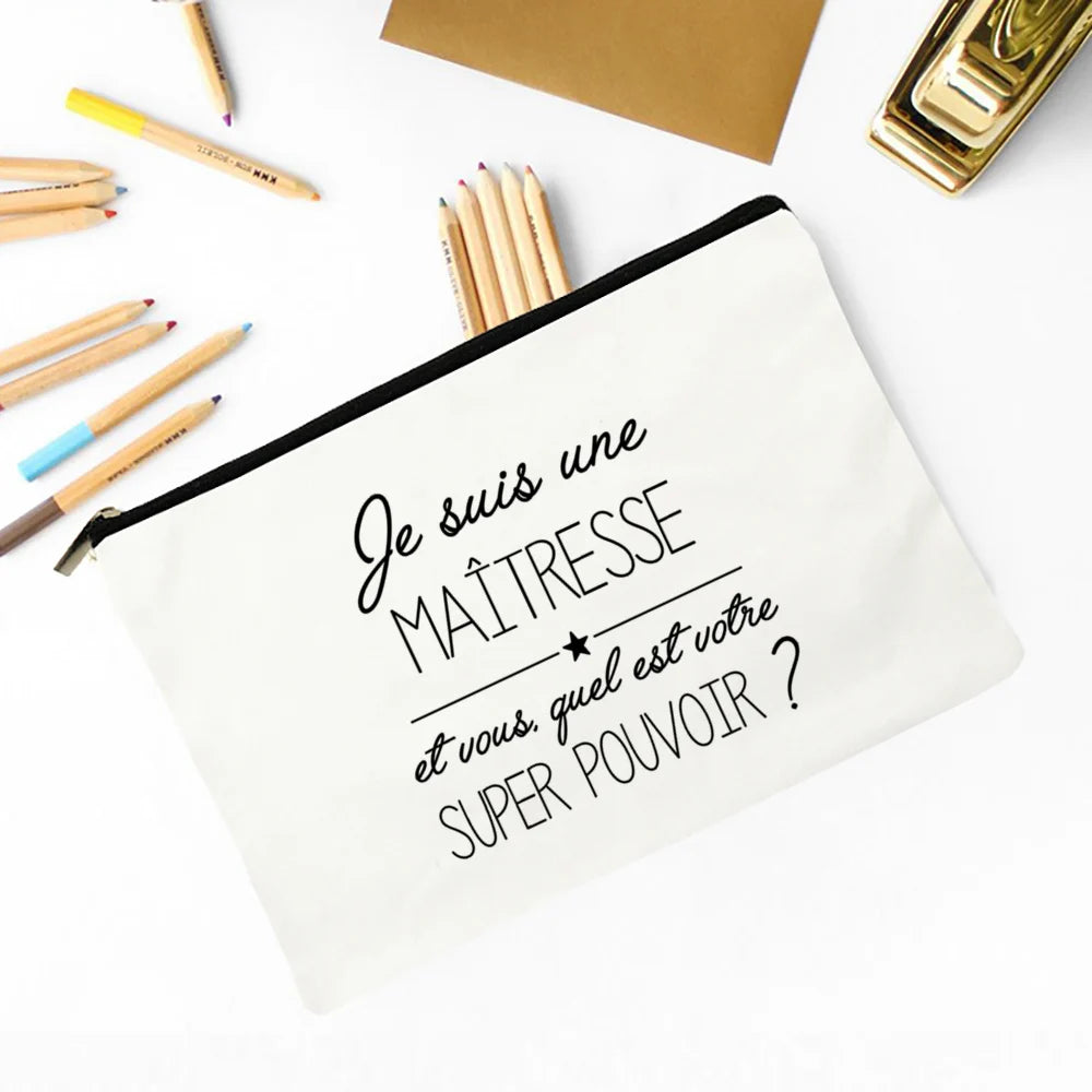 👜 Merci Maîtresse Pouch – The Sweetest Everyday Gift for Teachers & School Staff! 🎨 - ThiGui
