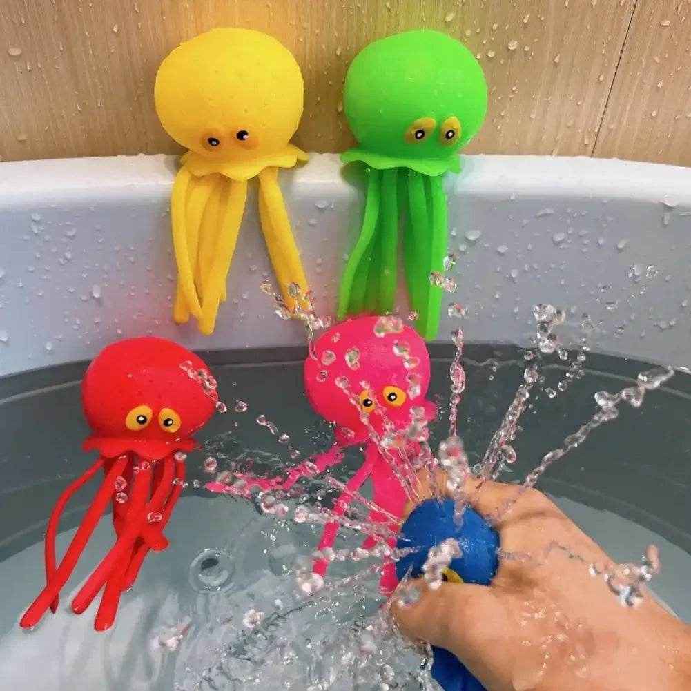 🐳Squishy Octopus Bath Toy for Boys That Soaks Up Water and Spreads Smiles - ThiGui
