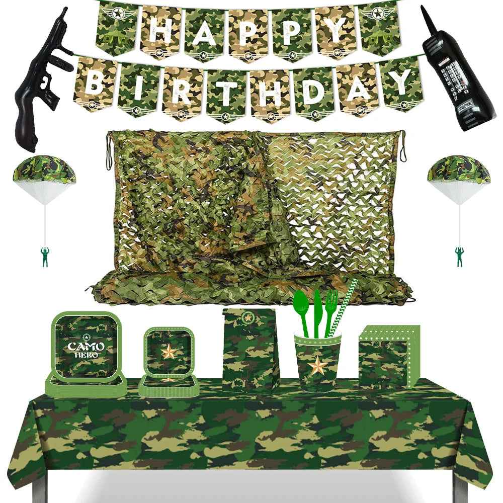 🪖Mission: Birthday! Army-Themed Party Set for Your Little Commander-in-Chief - ThiGui