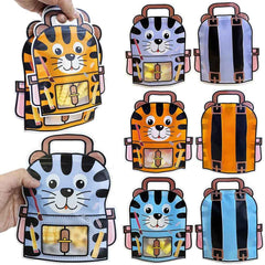 🎉 Roar-some Party Bags – Tiger Backpack Goodie Bags for Kids! 🐯🎈 - ThiGui
