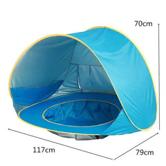 🌞Baby Beach Tent with Mini Pool for Boys Who Love to Splash and Chill Under the Sun - ThiGui