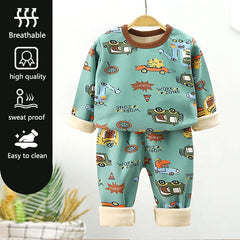 ❄️ Super Snuggly & Winter-Ready – Padded Pajama Set for Cosy Little Ones! 🌙🧸 - ThiGui