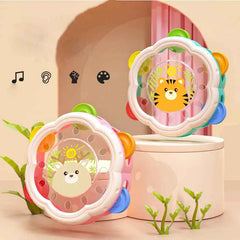 🐸Tap, Giggle, Grow! The Sweet Montessori Drum for Little Hands and Curious Ears - ThiGui