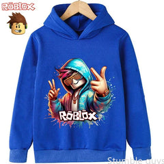 Roblox Autumn Kids Hoodie ๐ฎ๐ Trendy Game Graphic Sweatshirt - ThiGui