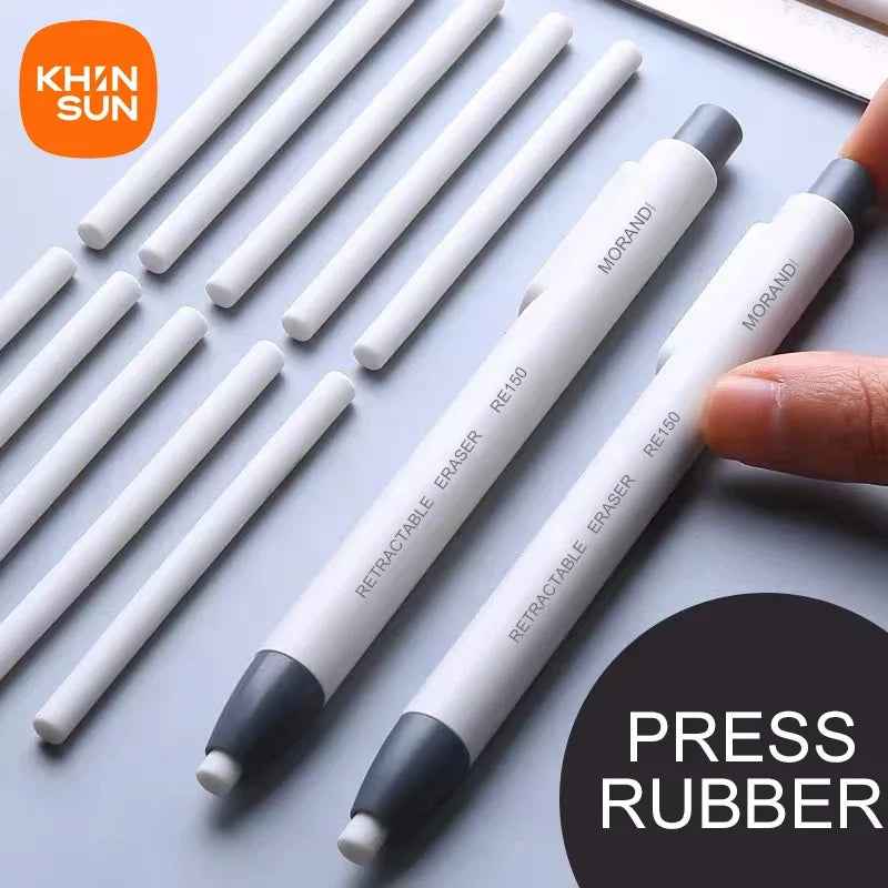 Retractable Pencil Eraser Pen Supplies - ThiGui