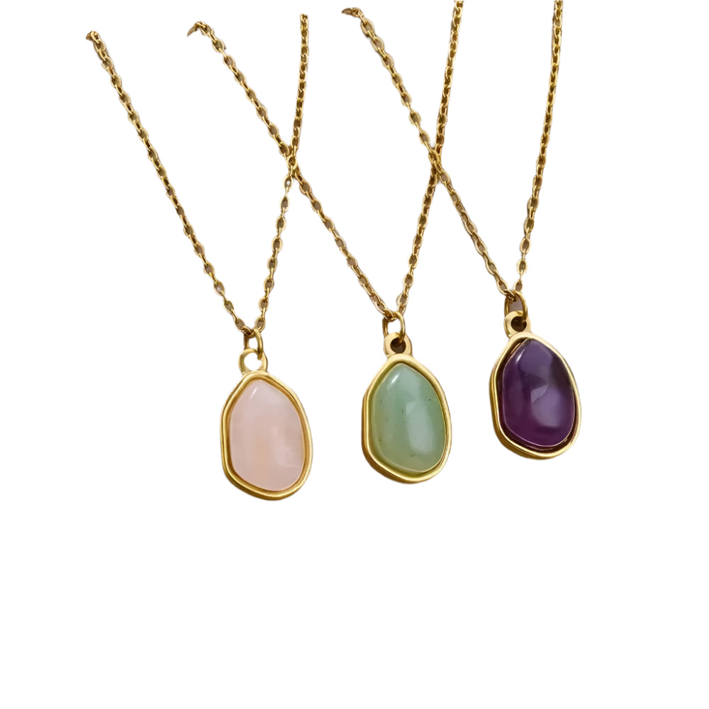 💚✨ A Touch of Elegance – Green Opal Necklace for Teachers Who Shine 🌟📚 - ThiGui