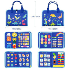 🧠Zip, Snap & Learn – Montessori Busy Board for Little Hands On the Go! - ThiGui