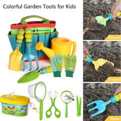 🌼 Dig, Plant & Play! Colourful Garden Tools Set for Little Green-Thumbs - ThiGui