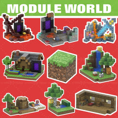 🧲 Build & Imagine! Magnetic Mine World Cube Set for Kids – Craft, Create, and Play 🎮🌍 - ThiGui