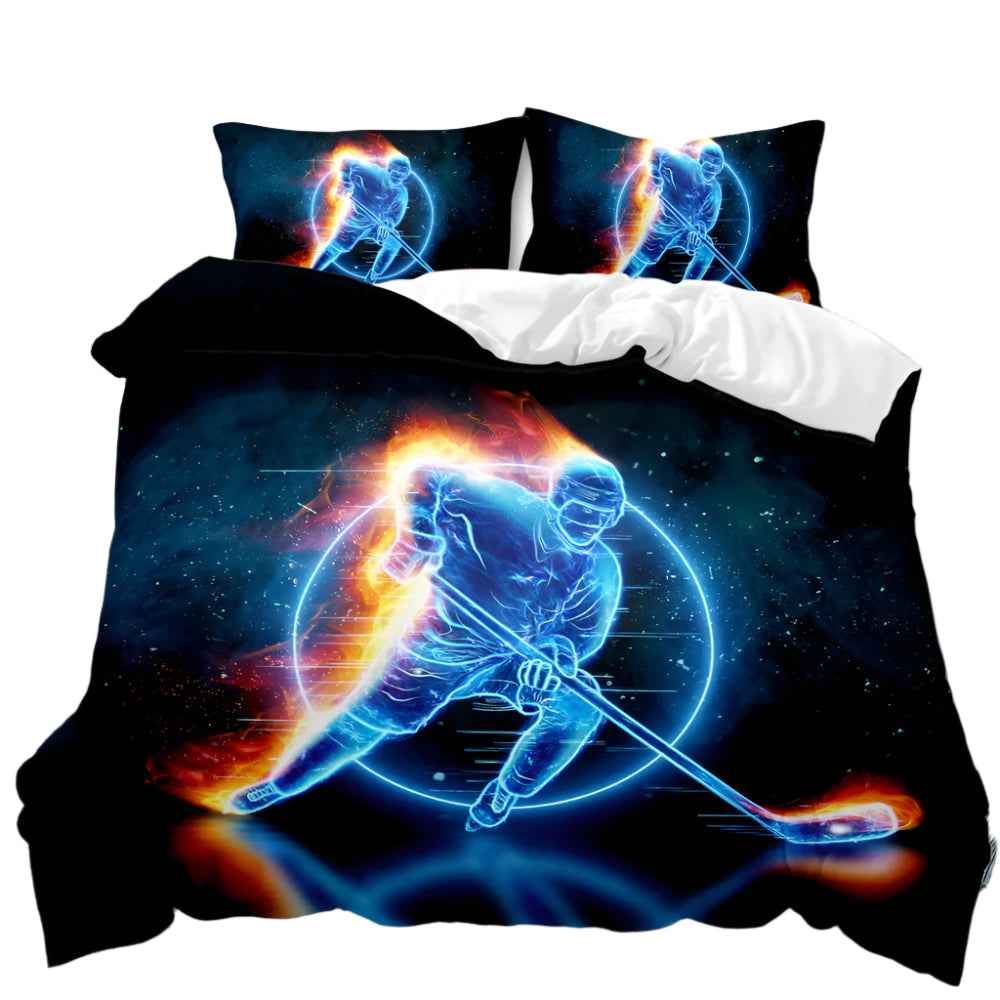 🏒 Ice Hockey Hero Duvet – Cool & Sporty Bedding for Boys Who Love the Game! - ThiGui