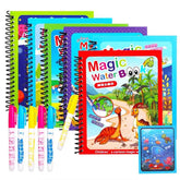🌈 Magical Water Reveal Book 🖌️ No Mess, All Fun! Perfect for Little Explorers 🚀 - ThiGui