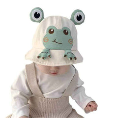 🌞Adorable Cartoon Frog Baby Sun Hat – Soft, Breathable & Perfect for Outdoor Adventures! - ThiGui