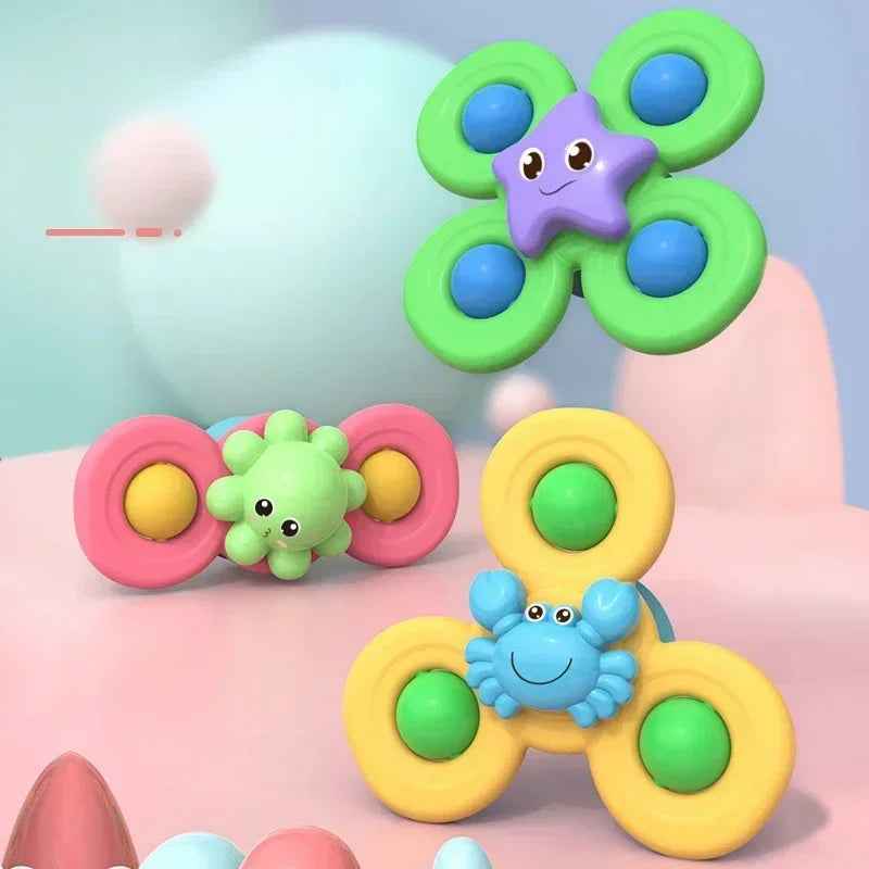 🌀 Spinner Suction Toys – Bath Time, Play Time, Anytime Fun! 🚿👶 - ThiGui