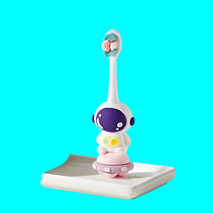 🪥🚀 Cartoon Astronaut Kids Toothbrush – Gentle Bristles, Galactic Fun! 🌙👦 - ThiGui