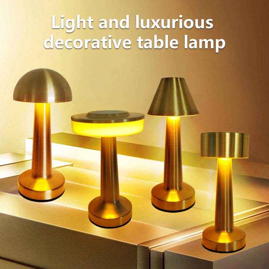 ✨ Touch, Glow & Go – Chic Rechargeable LED Table Lamp for Cosy Corners & Bedtime Calm - ThiGui