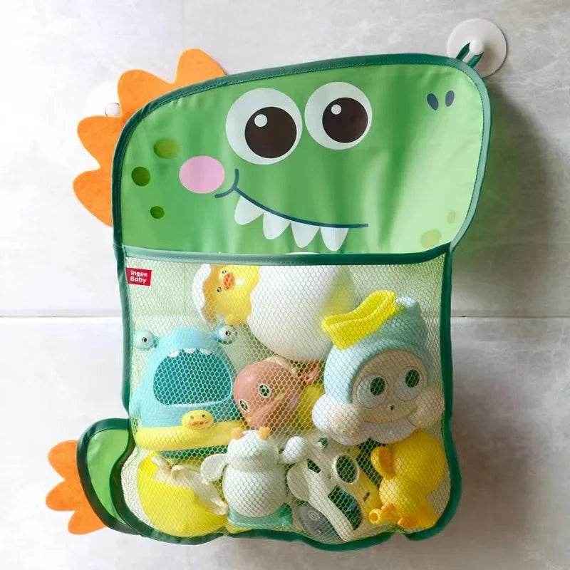 🦖 Dino-Magic Bathtime Buddy – Fun Organizer for Water Toys & Bathroom Bliss! - ThiGui