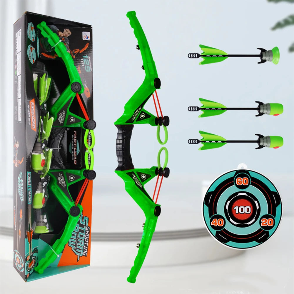 🏹 Storm Bow & Arrow Set – Epic Outdoor Action for Brave Young Warriors! 🌳🦸♂️ - ThiGui