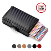 🧲 RFID Carbon Fiber Mini Wallet – Slim, Safe & Super Handy for Every Dad on the Go! - ThiGui