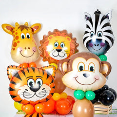 🎉 Wild Jungle Animal Balloons – Safari Party Magic with Lions, Tigers & More! 🐯🎈 - ThiGui