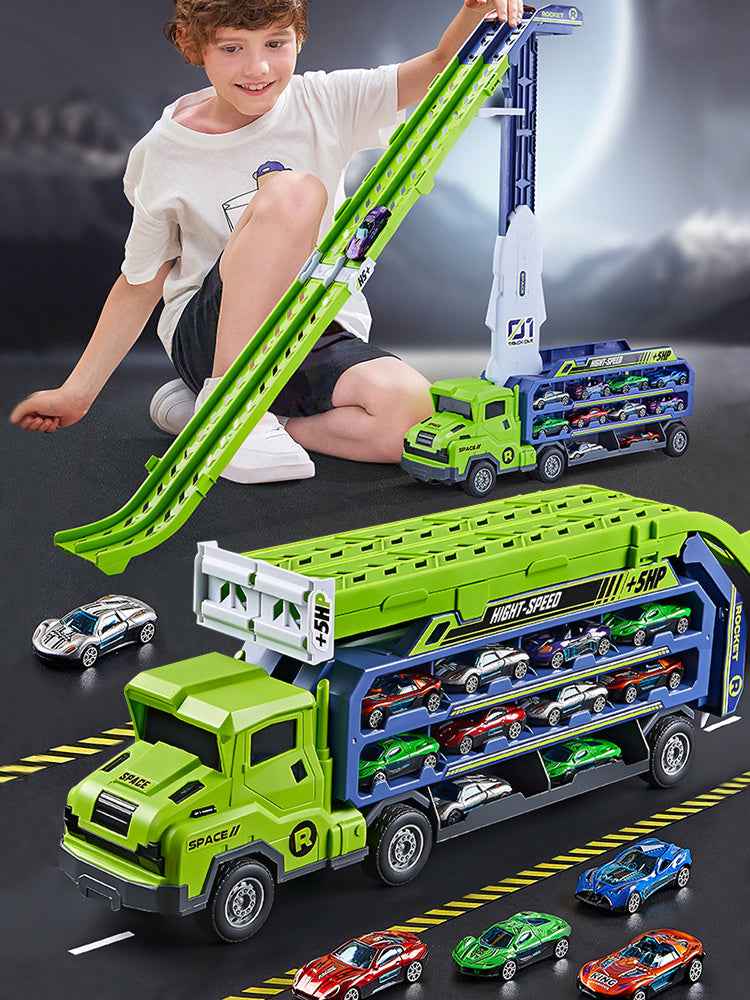 🚗 Rocket Racer Track Set – Loop, Launch & Transform into Hours of Fun! 🛞🚀 - ThiGui