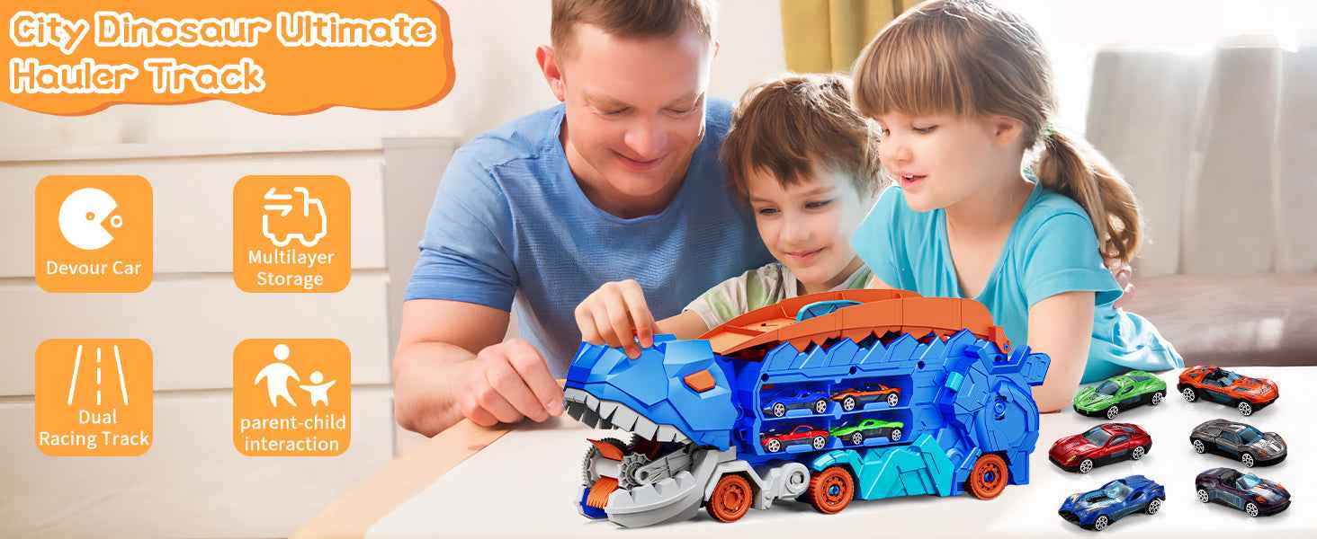 🦖 Dino Transporter Truck – Roaring Fun on Wheels! 🚚🦕 - ThiGui