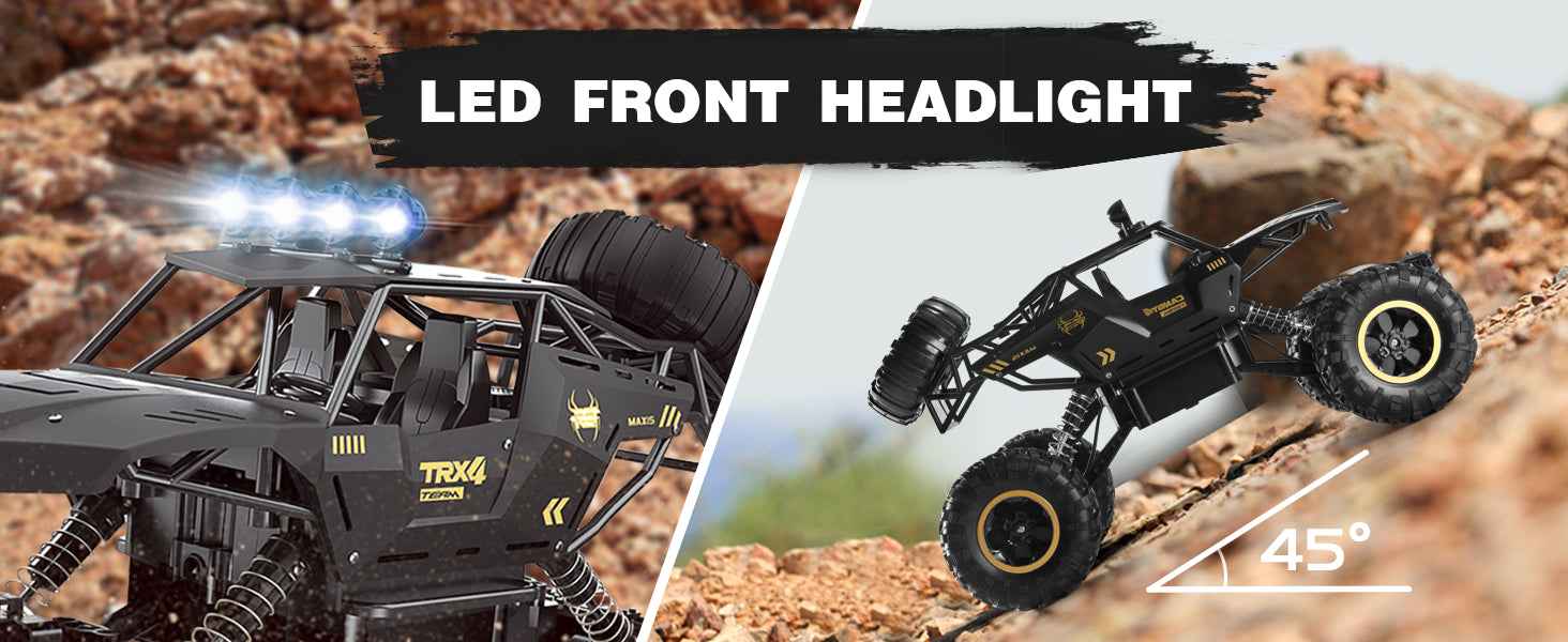 🚙 Off-Road RC Power Beast – 4WD Drift Stunt Car with LED Lights! 🔋💨 - ThiGui