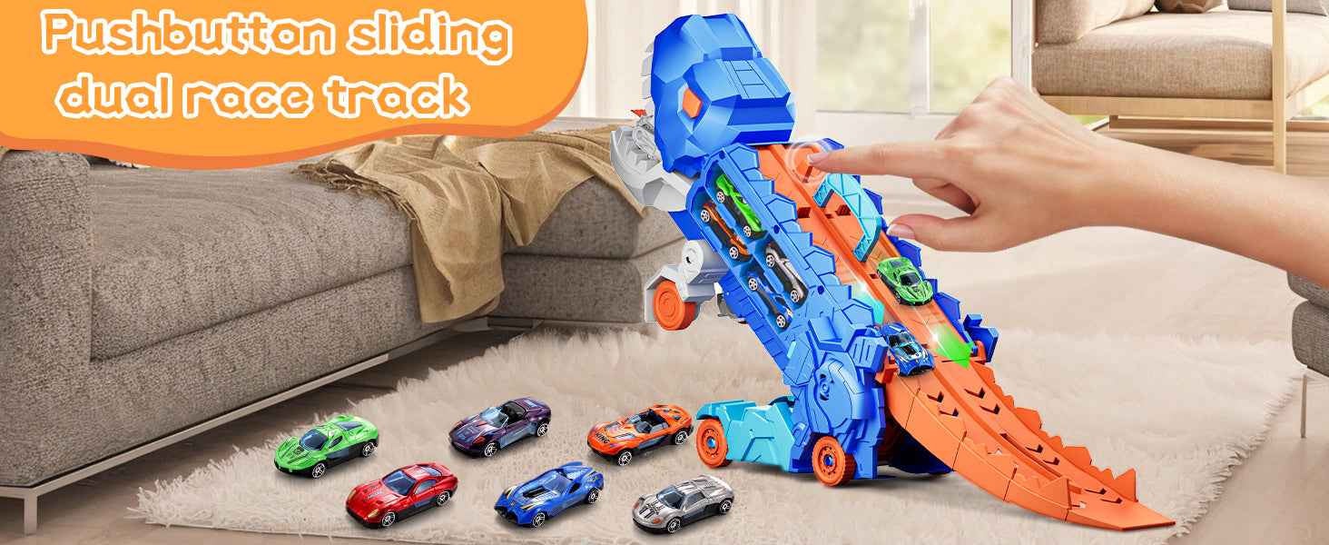🦖 Dino Transporter Truck – Roaring Fun on Wheels! 🚚🦕 - ThiGui