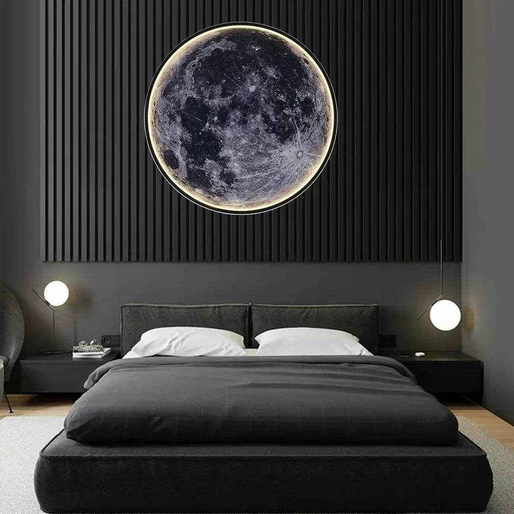 🌙Cosy Moonlight Magic – Modern LED Wall Lamp for Dreamy Bedtime Vibes - ThiGui