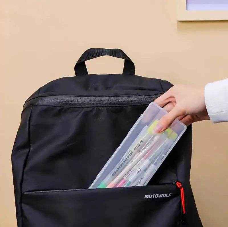 🎴Tidy Bags, Happy Boys! Clear & Tough Pencil Case for School Days - ThiGui