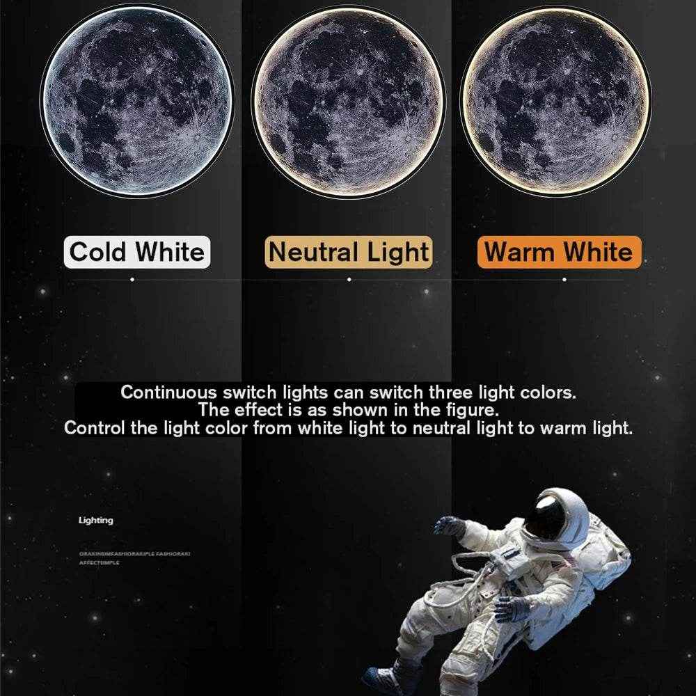 🌙Cosy Moonlight Magic – Modern LED Wall Lamp for Dreamy Bedtime Vibes - ThiGui