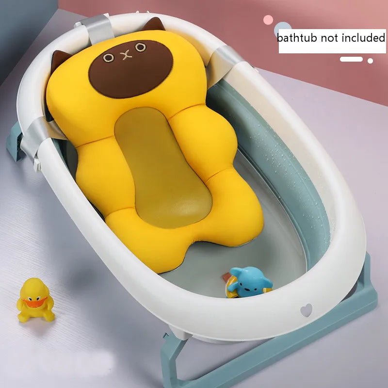 🛁💙 Baby’s Bathtime Buddy – Soft, Safe & Snuggly Support Cushion! 💙 - ThiGui