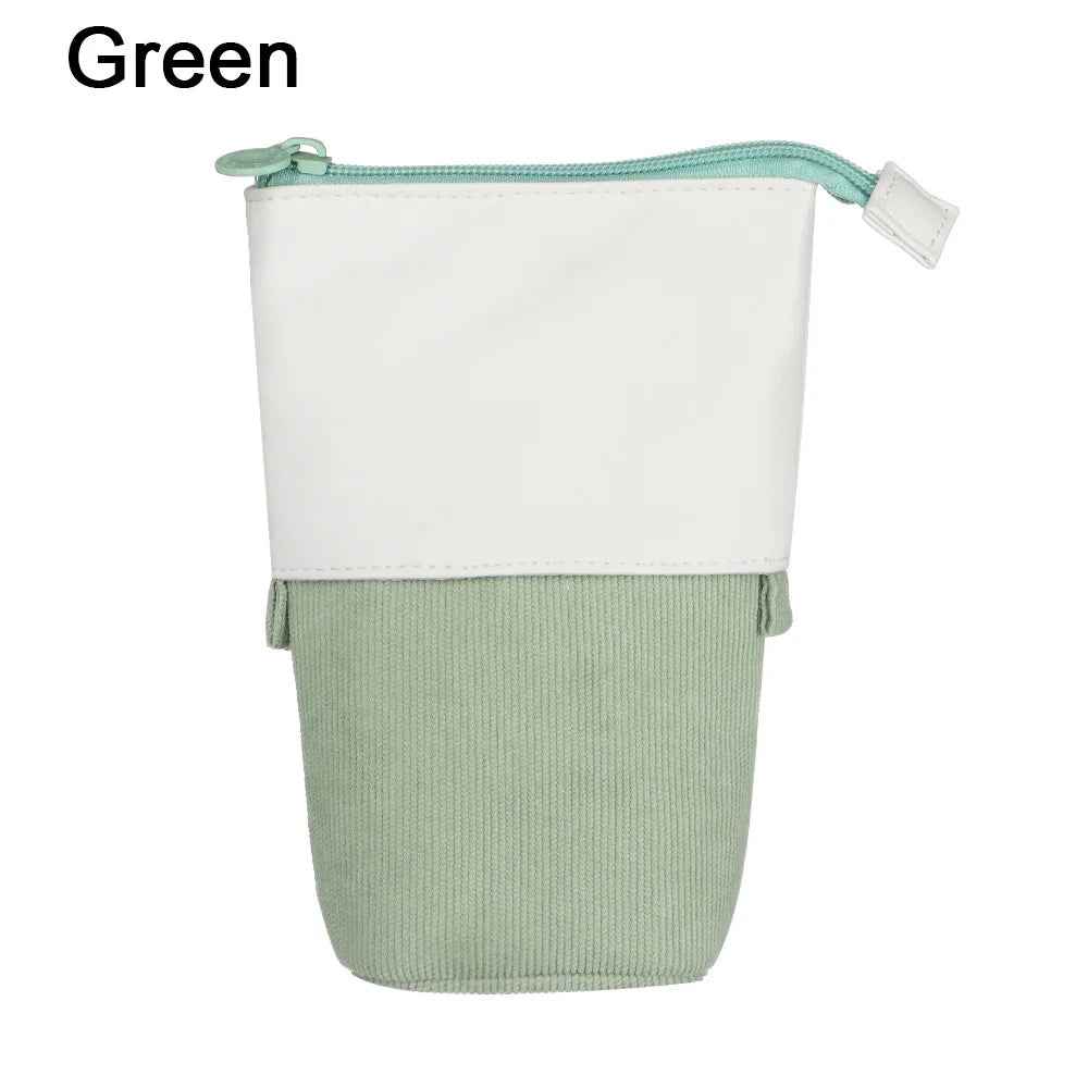 ✏️ Cute & Clever! Colorful Telescopic Pen Pouch for Kids 🐻🌈 - ThiGui