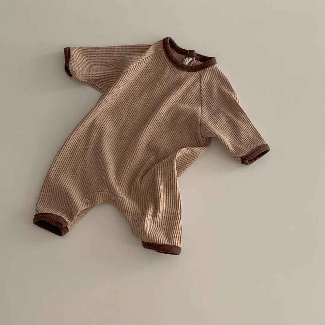 🌈 Soft & Snuggly! Rainbow Baby Romper for Boys & Girls 👶💖 - ThiGui