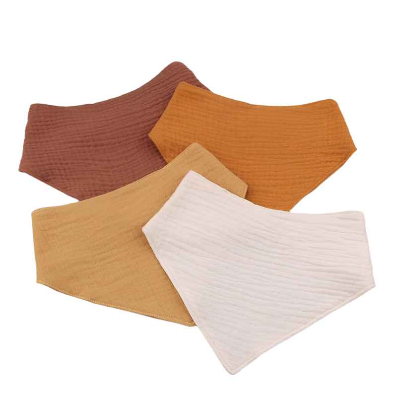 👶 Everyday Essential Baby Bibs – Soft Cotton Bandana Set for Mess-Free Cuddles & Feeds 🍼✨ - ThiGui