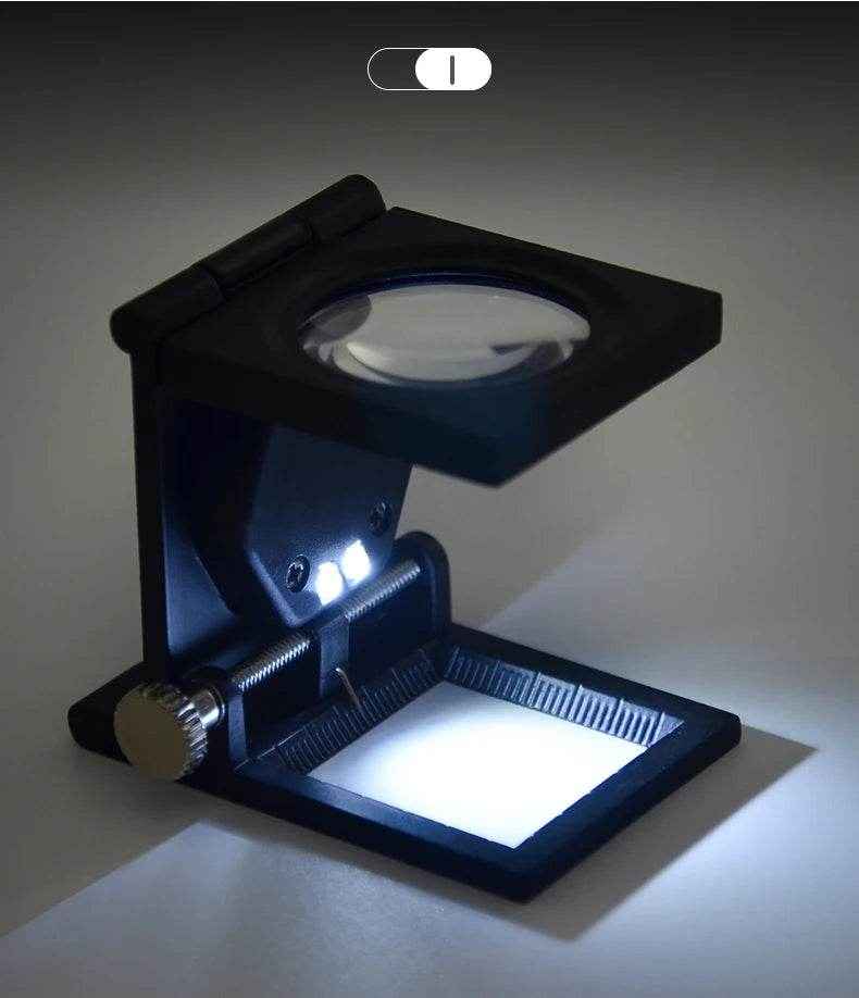 🔍 Bright Eyes, Tiny Details – Kids’ Foldable LED Magnifier for Curious Little Explorers! - ThiGui