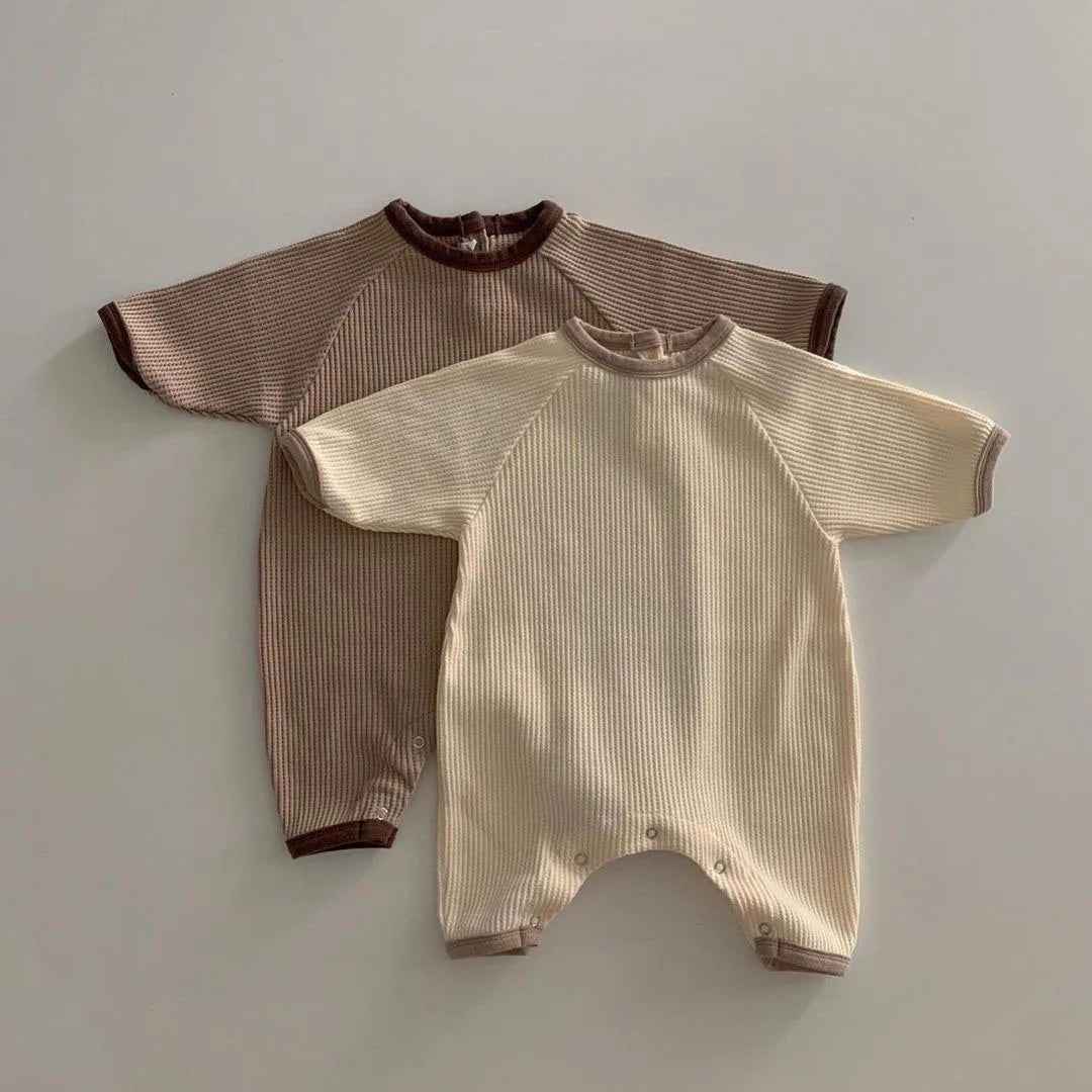 🌈 Soft & Snuggly! Rainbow Baby Romper for Boys & Girls 👶💖 - ThiGui