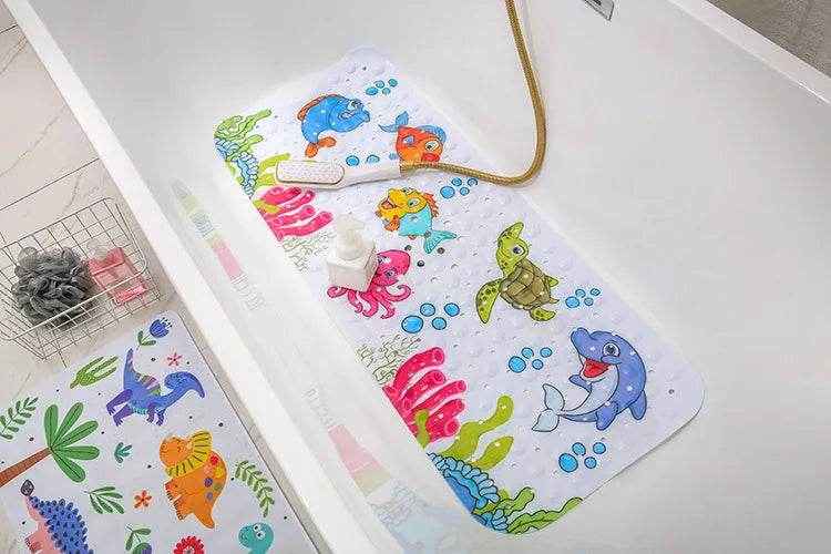 🐾 Cuteness Meets Safety – Anti-Slip Cartoon Bath Mat for Kids and Peace-of-Mind Parents! - ThiGui