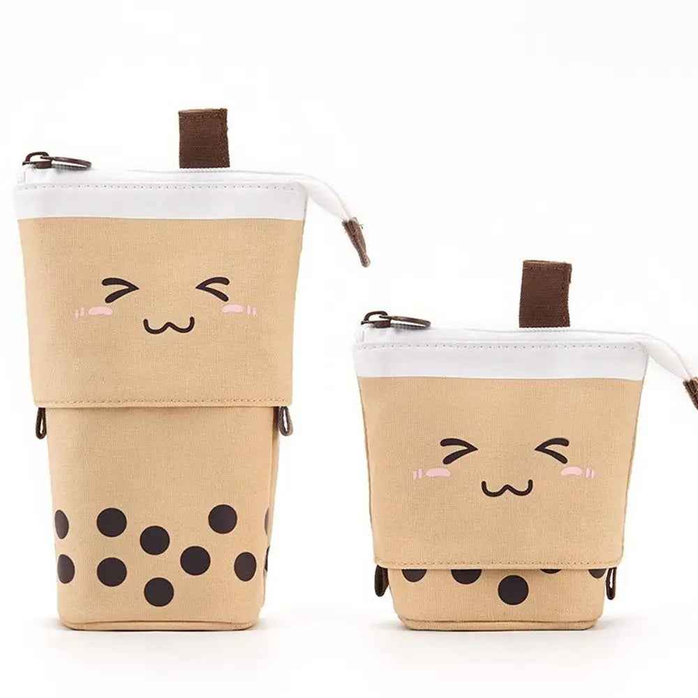 ✏️ Cute & Clever! Colorful Telescopic Pen Pouch for Kids 🐻🌈 - ThiGui