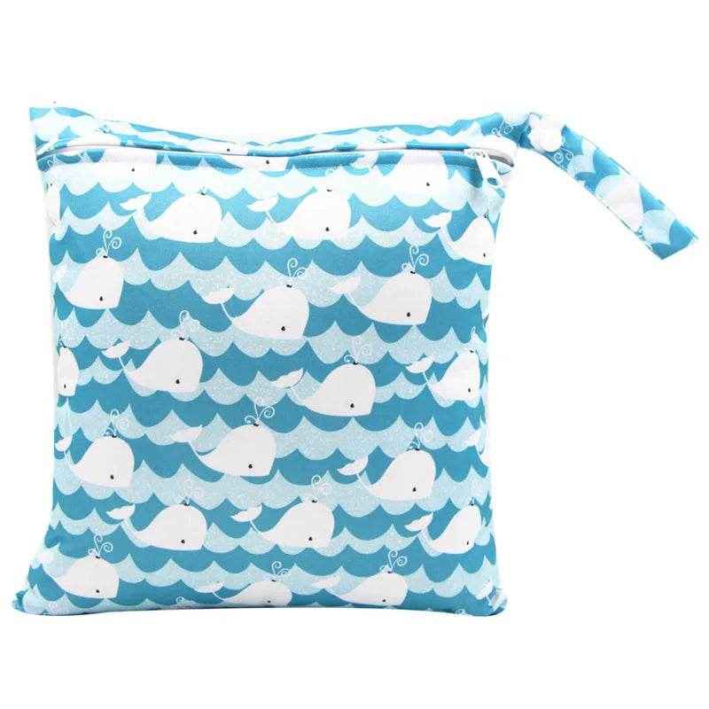 🌿 Mum’s Little Helper: Waterproof Reusable Wet Bag for Busy Days Out! 🍼 - ThiGui