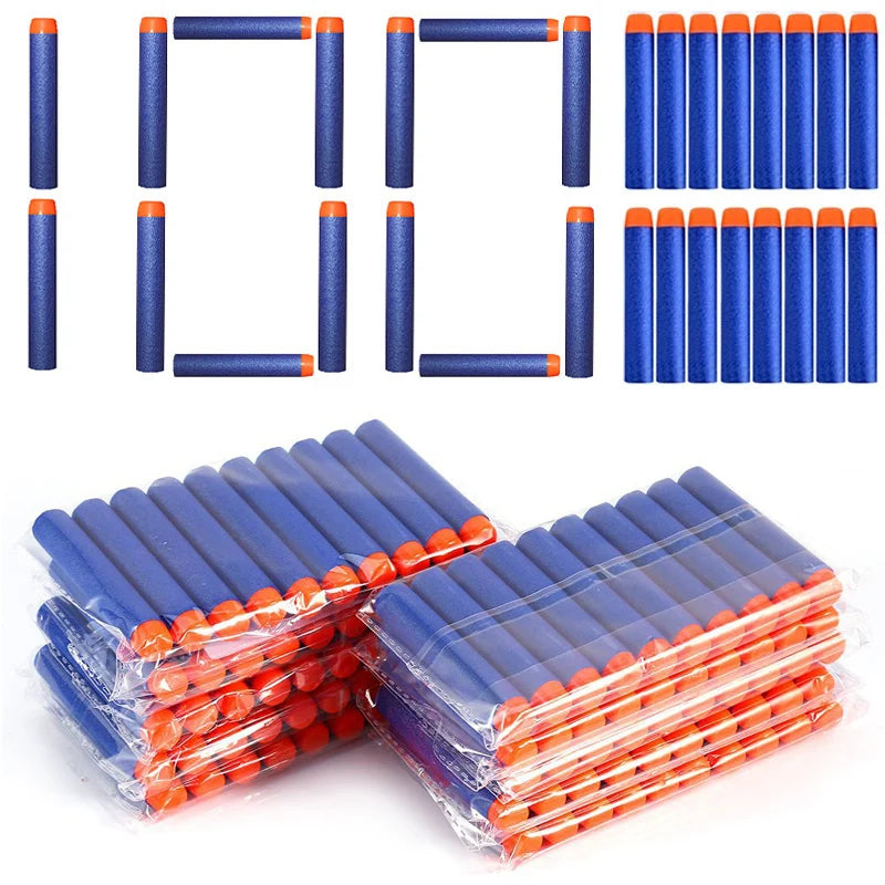 🎯 100 Soft Foam Bullets for Nerf Blasters | Safe, Fun & Non-Stop Action for Boys! 🔫✨ - ThiGui
